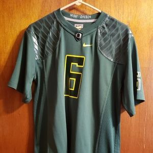 College Jersey - Youth (Size L) Oregon Ducks